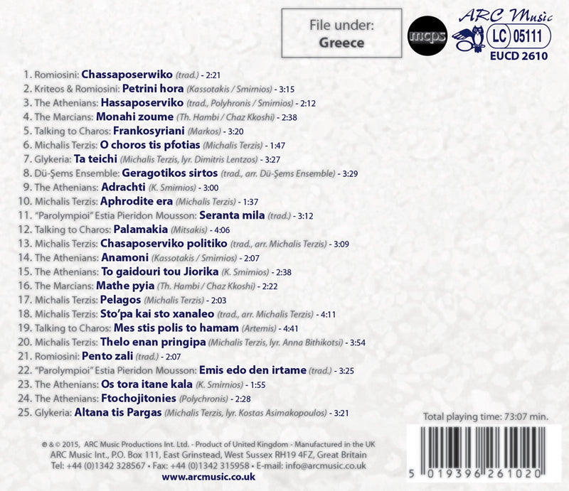 Discover Music From Greece With Arc Music / Var