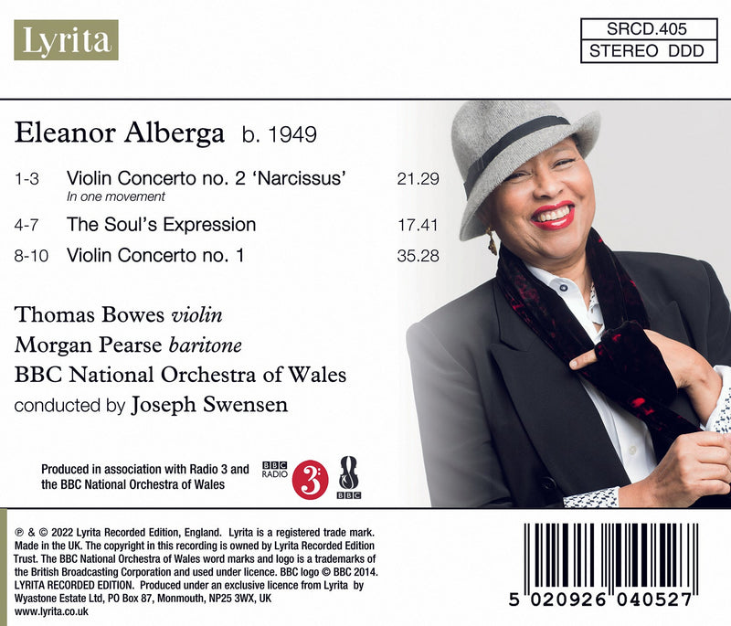 Alberga: Works / Bowes, Pearse, Swensen, BBC National Orchestra of Wales
