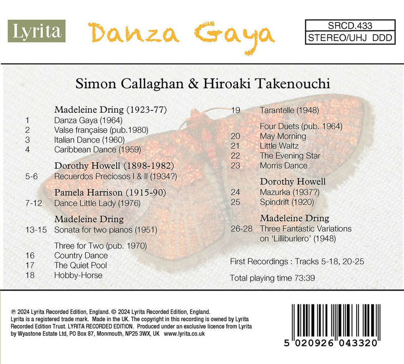 Dring, Harrison & Howell: Danza Gaya - Music for Two Pianos