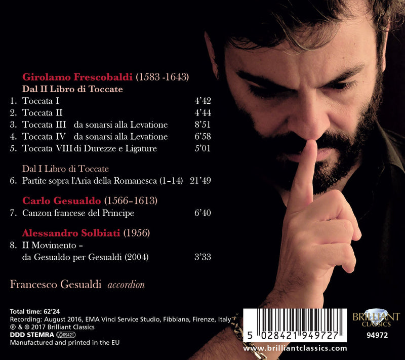 Frescobaldi - Gesualdo - Solbiati: Music For Accordion