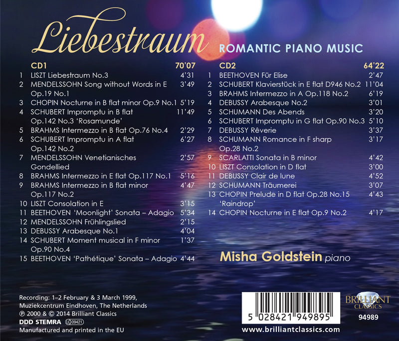 Liebestraum: Romantic Piano Music