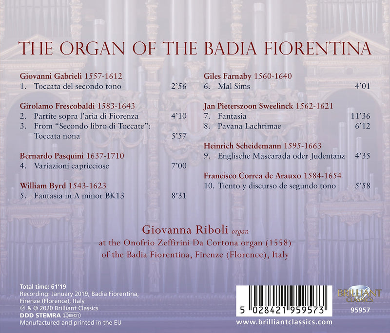 The Organ of The Badia Fiorentina / Riboli