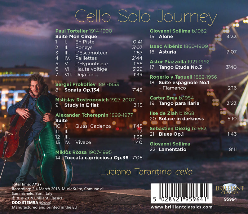 Cello Solo Journey / Luciano Tarantino