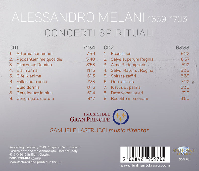 Melani: Concerti Spirituali