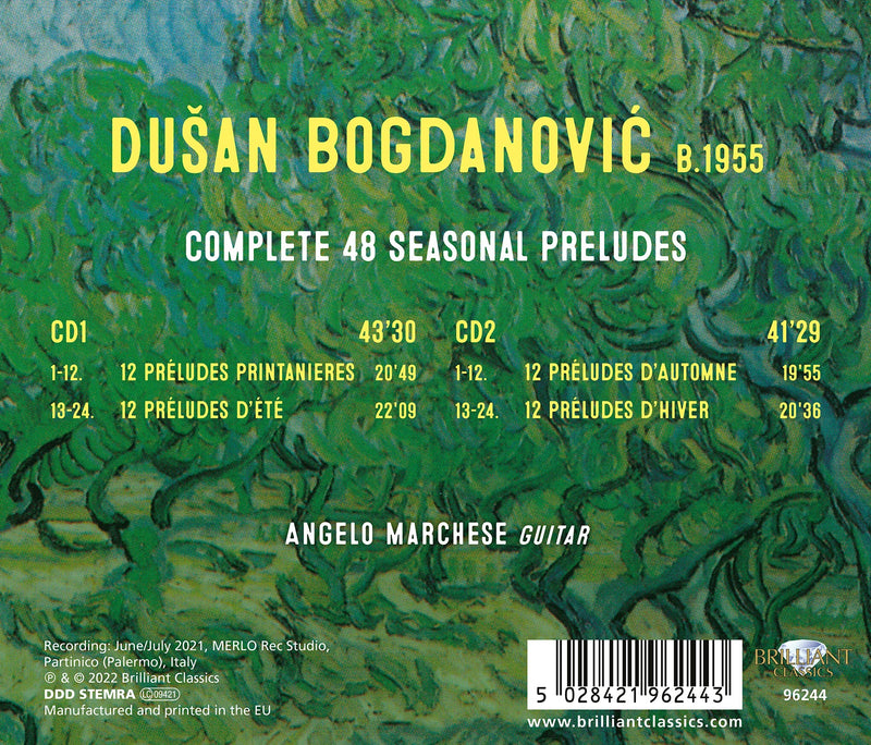 Bogdanović: Complete 48 Seasonal Preludes