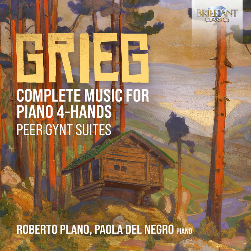 Grieg: Complete Music for Piano 4-Hands; Peer Gynt Suites / Plano, Del Negro