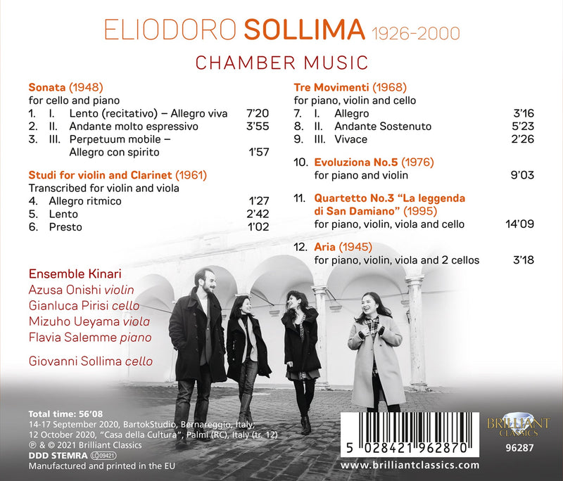 Sollima: Chamber Music / Ensemble Kinari