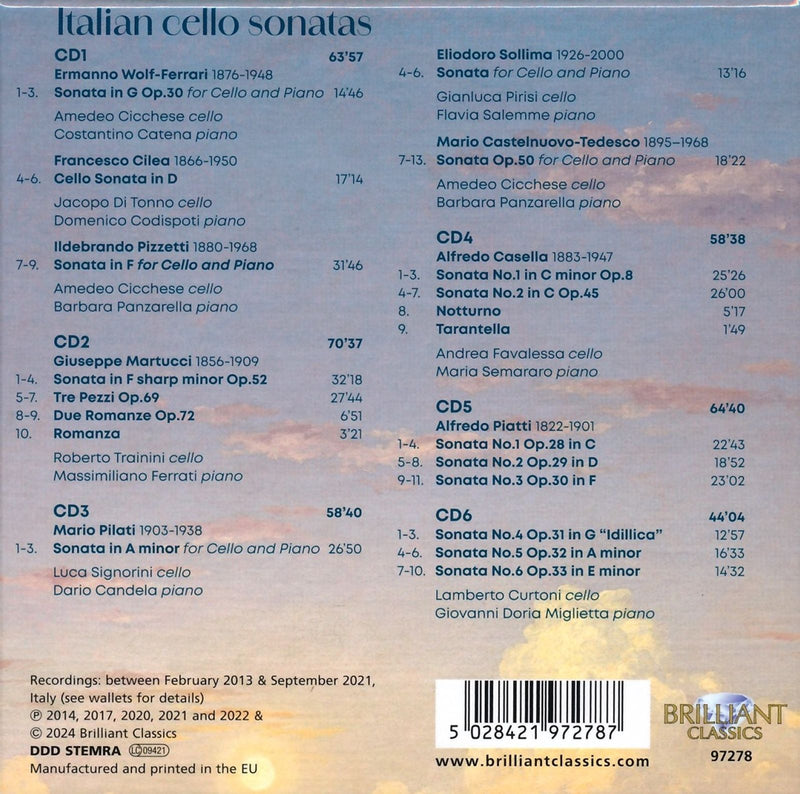 Italian Cello Sonatas