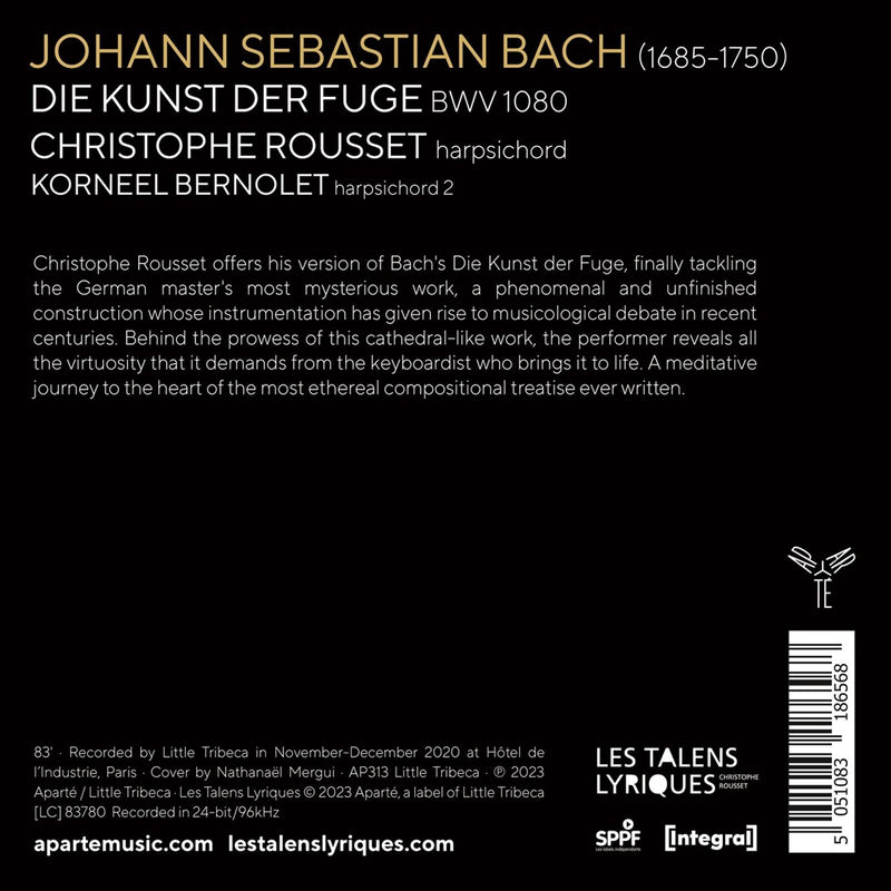 Bach: Die Kunst der Fuge / Rousset