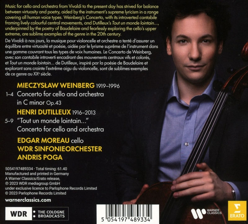Weinberg & Dutilleux: Cello Concertos / Moreau, Poga, WDR Sinfonieorchester