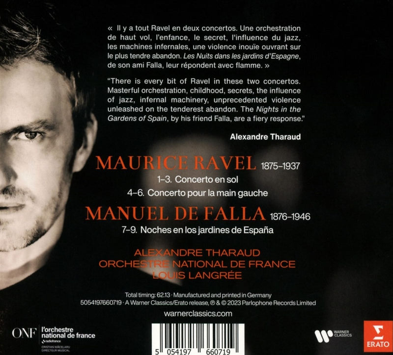 Ravel & Falla / Tharaud, Langrée, Orchestre National de France