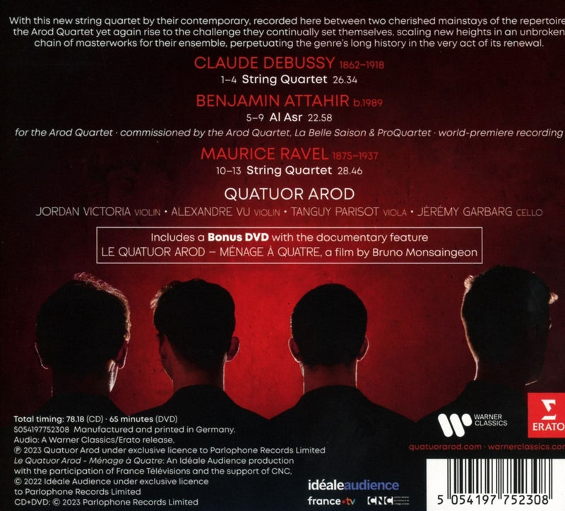 Debussy, Ravel, Attahr: String Quartets / Quatuor Arod