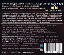 HYMNS SONGS & EASTER MATINS