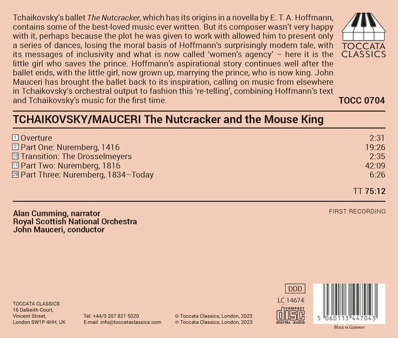 Tchaikovsky by Arrangement - The Nutcracker & the Mouse King / Mauceri, RSNO