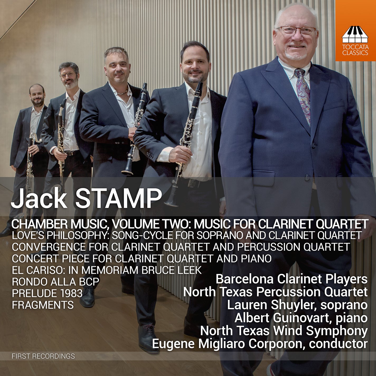 Stamp: Chamber Music, Vol. 2 / Barcelona Clarinets, Corporon, N. Texas Wind Symphony