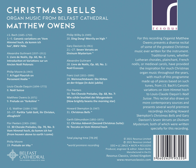 Christmas Bells - Organ Music from Belfast Cathedral