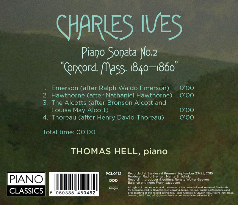 Ives: Concord Sonata / Thomas Hell