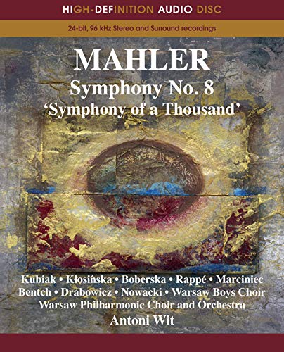 Mahler: Symphony No 8 / Wit, Warsaw National Po [blu-ray Audio]