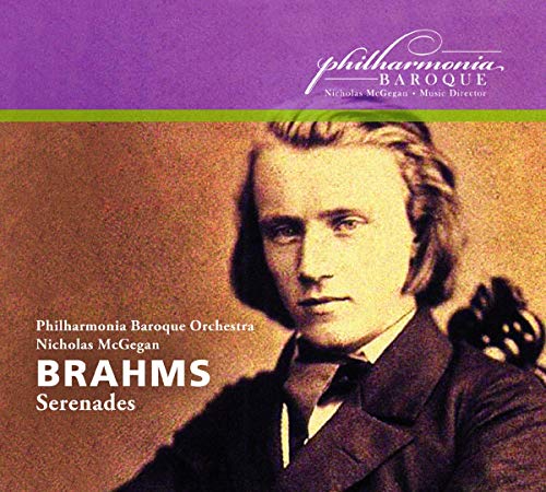 Brahms: Serenades No 1 & 2 / McGegan, Philharmonia Baroque