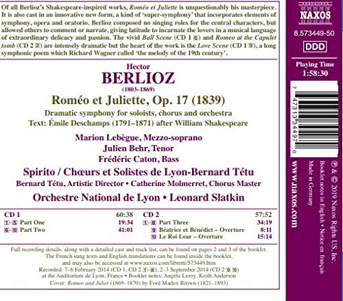 Berlioz: Roméo et Juliette, Op. 17, H 79