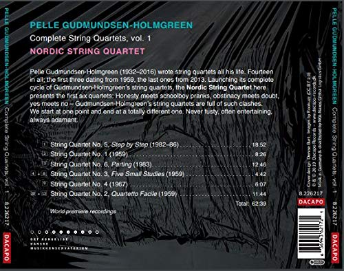 Gudmundsen-Holmgreen: Complete String Quartets, Vol. 1 / Nordic String Quartet