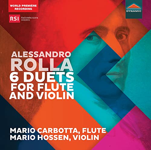 Rolla: 6 Duets for Flute & Violin / Carbotta, Hossen