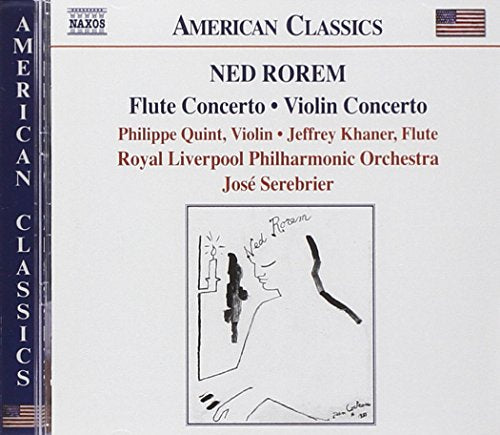 American Classics - Rorem: Flute Concerto, Etc / Serebrier