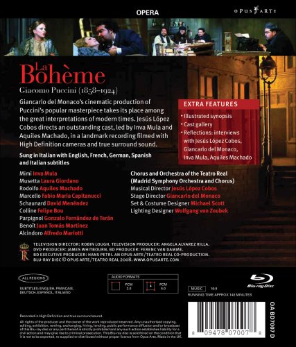 Puccini: La Bohème / Lopez-Cobos, Mula, Machado [Blu-ray]