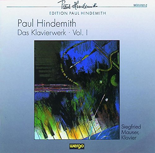 HINDEMITH: Piano Music, Vol. 1