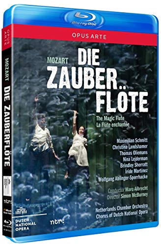 Mozart: Die Zauberflote / Schmitt, Landshamer, Albrecht, Netherlands Chamber Orchestra [blu-ray]
