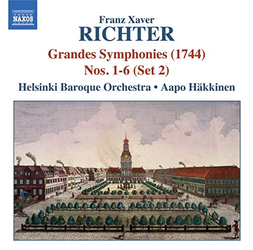 Franz Xaver Richter: Grandes Symphonies, Set 2 No 7-12 / Aapo Hakkinen, Helsinki Baroque Orchestra