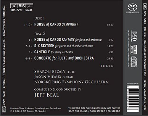 Beal: House of Cards Symphony / Bezaly, Vieaux, Norrkoping Symphony