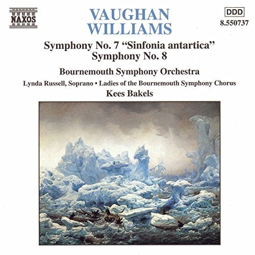 Vaughan Williams: Symphonies 7 & 8 / Bakels, Bournemouth So