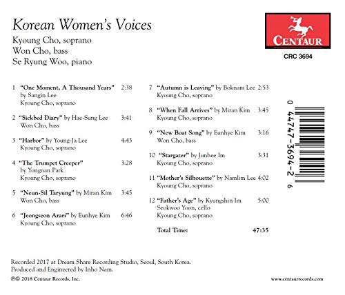 Korean Women's Voices / Kyoung Cho, Won Cho, Se Ryung Woo
