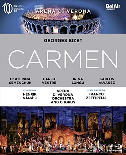 Bizet: Carmen / Nanasi, Arena Di Verona Orchestra And Chorus [blu-ray]