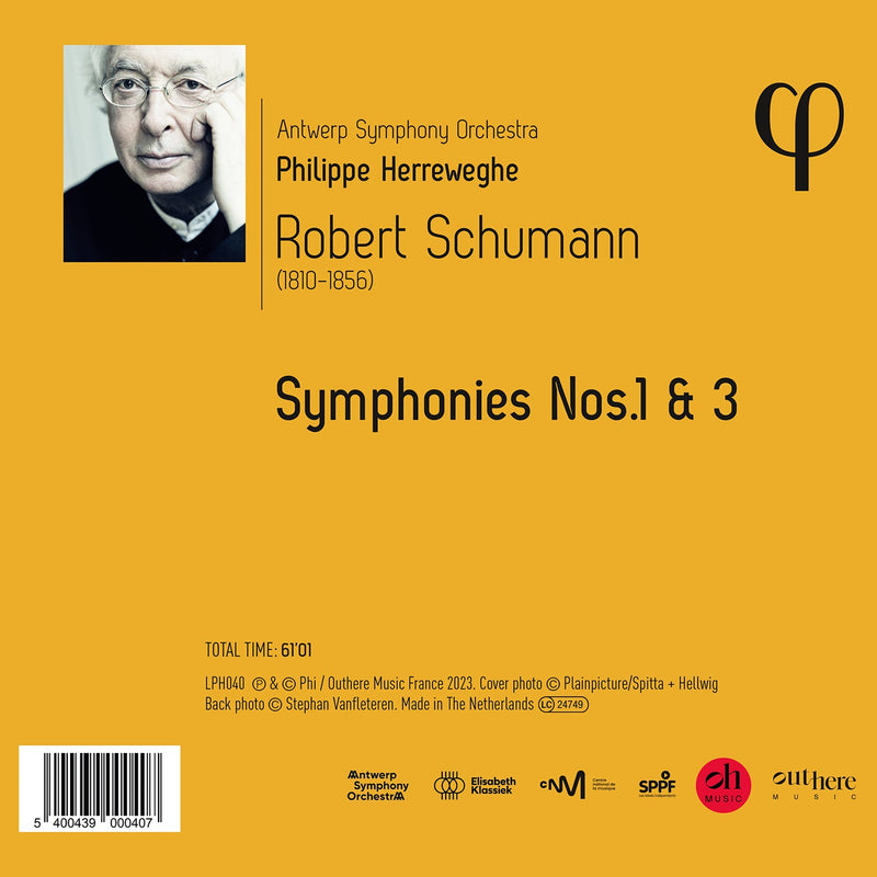 Schumann: Symphonies Nos. 1 & 3 / Antwerp Symphony Orchestra
