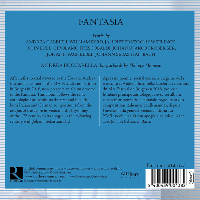 Fantasia from Andrea Gabrieli to J.S. Bach / Buccarella
