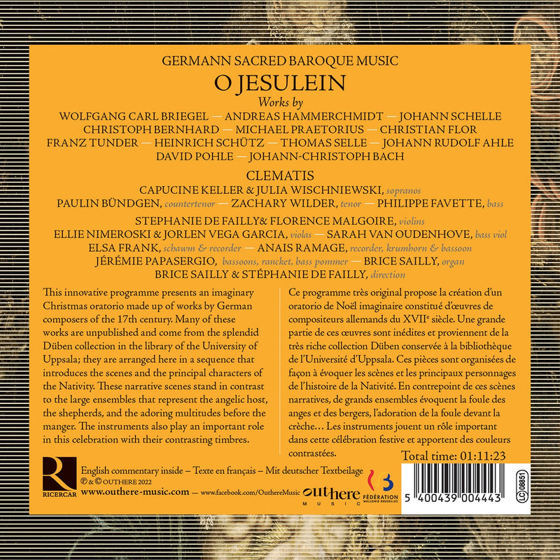 O Jesulein...A German Baroque Christmas Oratorio / Clematis