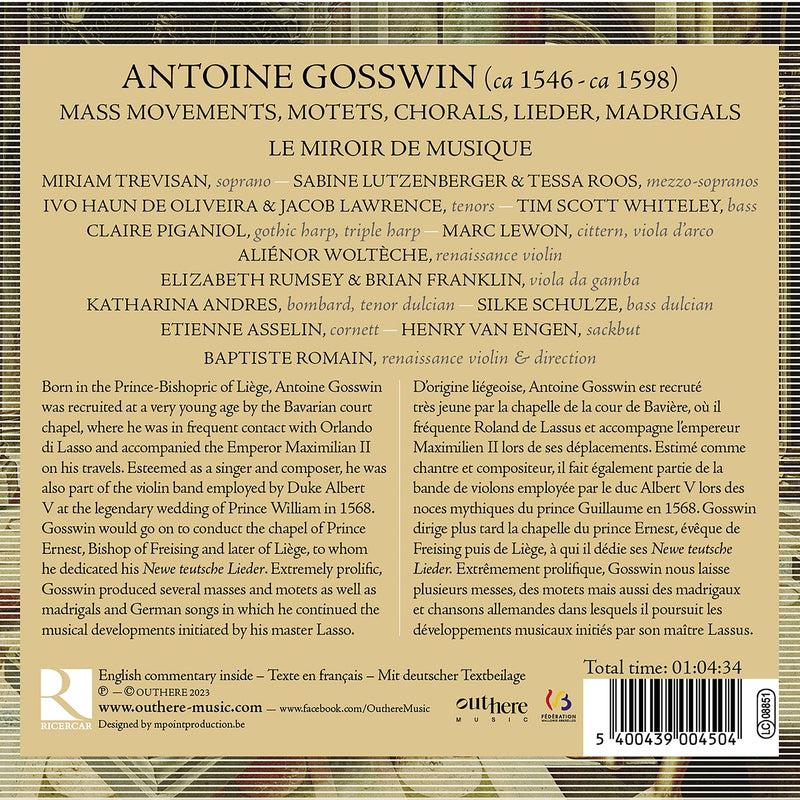 Gosswin: Selected Works / Romain, Le Miroir de Musique
