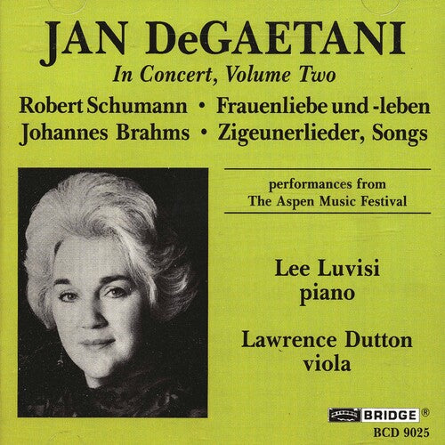 Jan Degaetani in Concert, Vol. 2