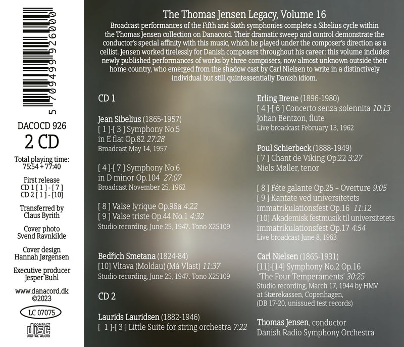 Thomas Jensen Legacy, Vol. 16
