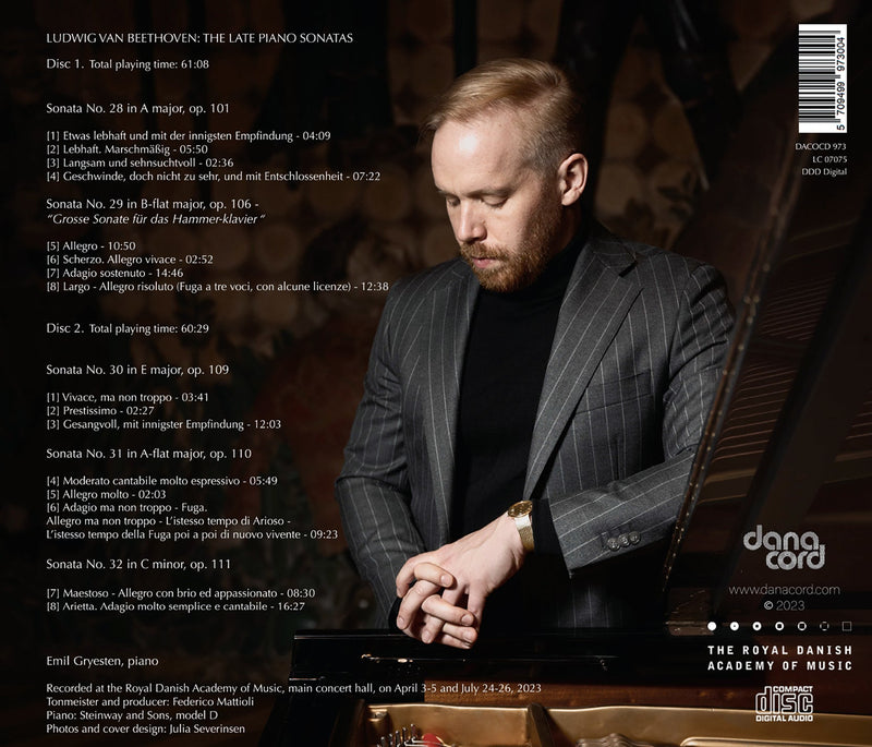 Beethoven: The Late Piano Sonatas / Gryesten