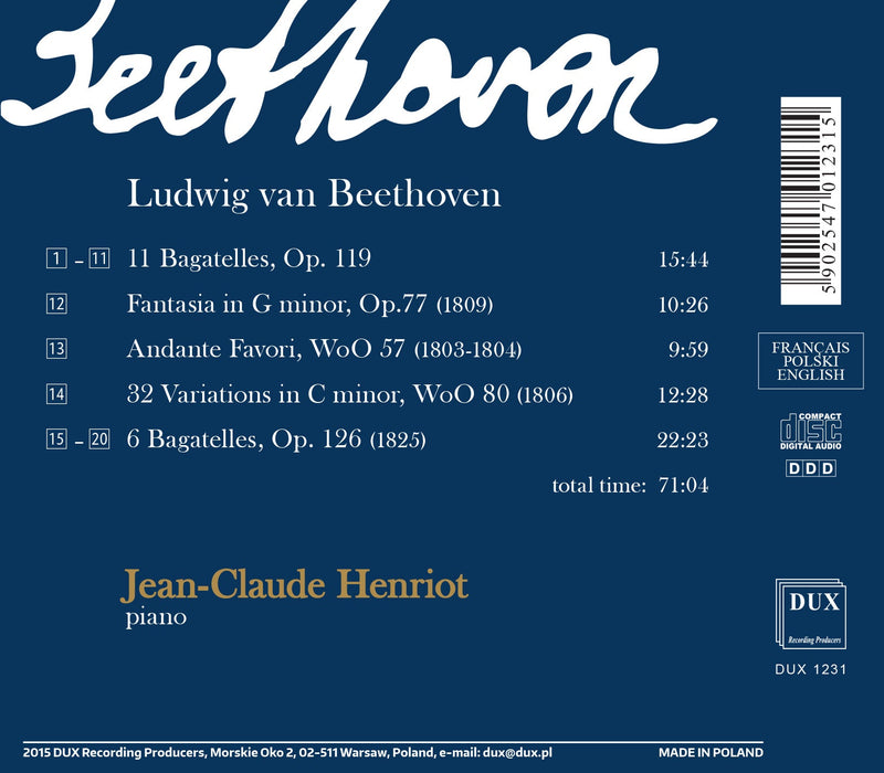 Beethoven: Piano Works