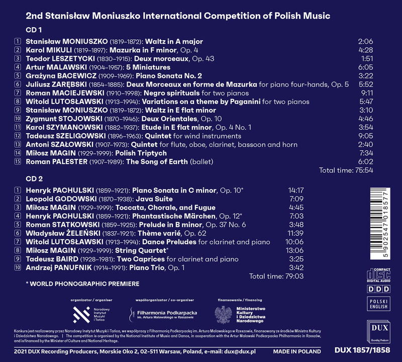 2nd International Competition of Polish Music