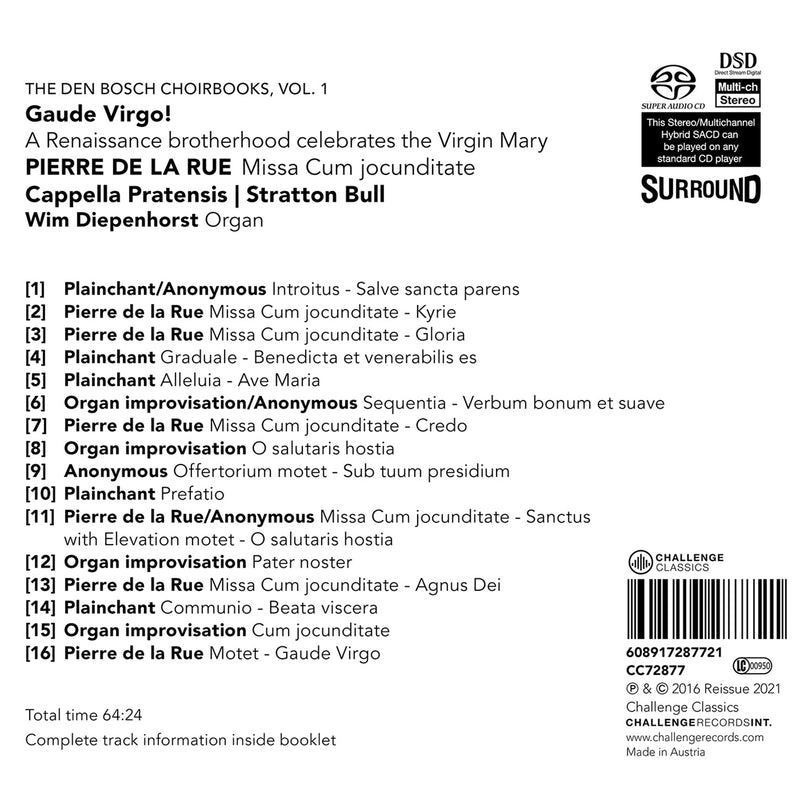 Den Bosch Choirbooks, Vol. 1 / Pratensis