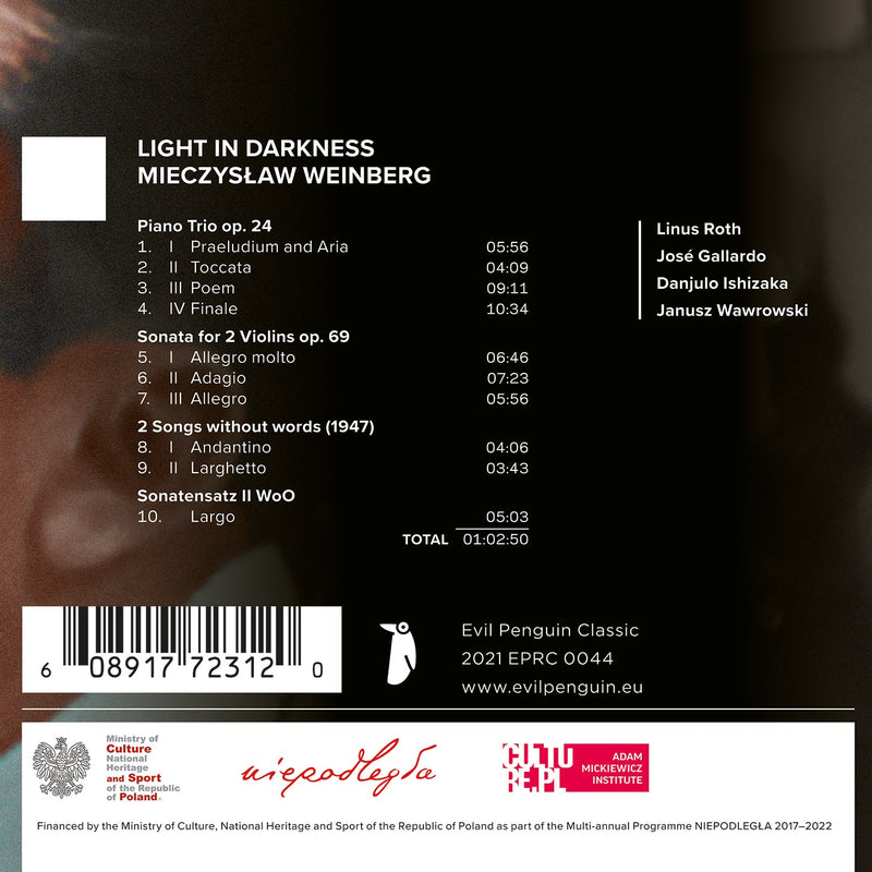 Weinberg: Light in Darkness / Roth, Ishizaka, Gallardo, Wawrowski