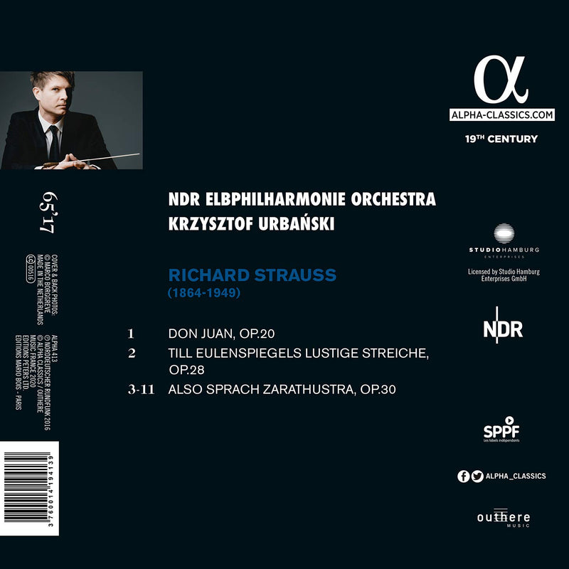 Strauss: Music for Orchestra / Urbański, NDR Elbphilharmonie