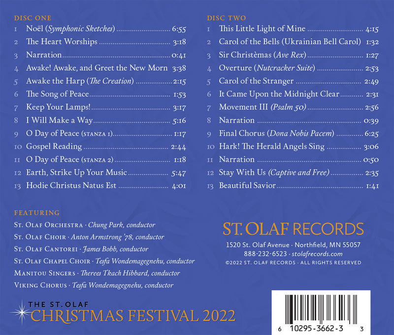 Promise of Peace: St. Olaf Christmas Festival 2022