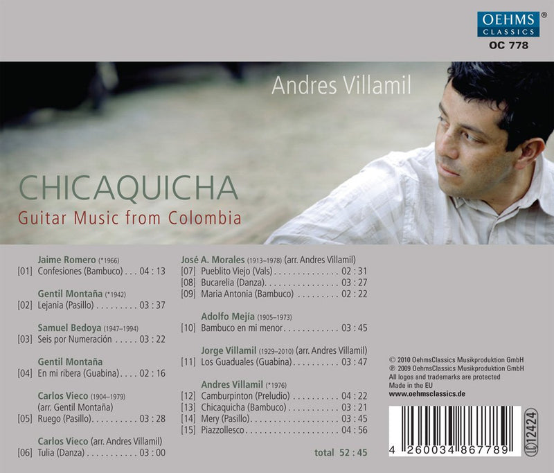 Chicaquicha - Guitar Music From Colombia / Andres Villamil