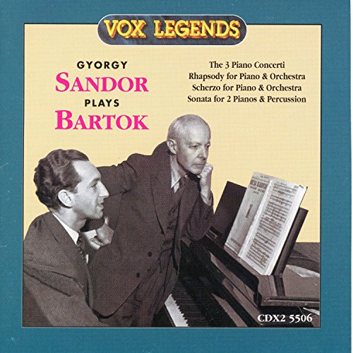 Gyorgy Sandor Plays Bartok: Piano Concerti, Rhapsody